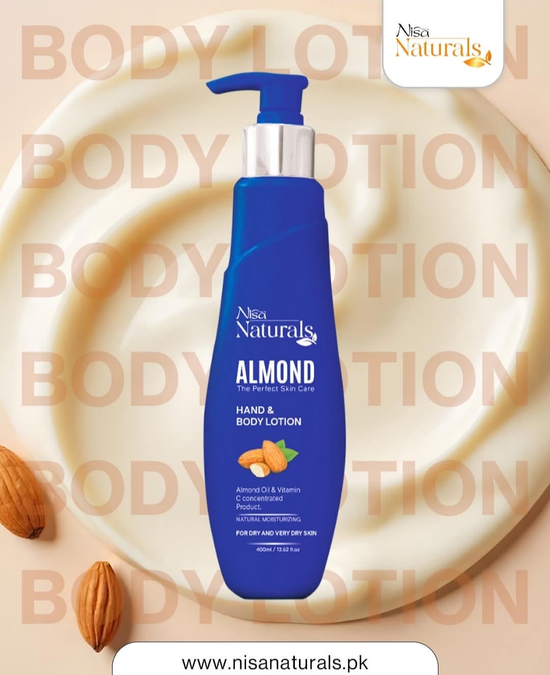 Nisa Almond lotion